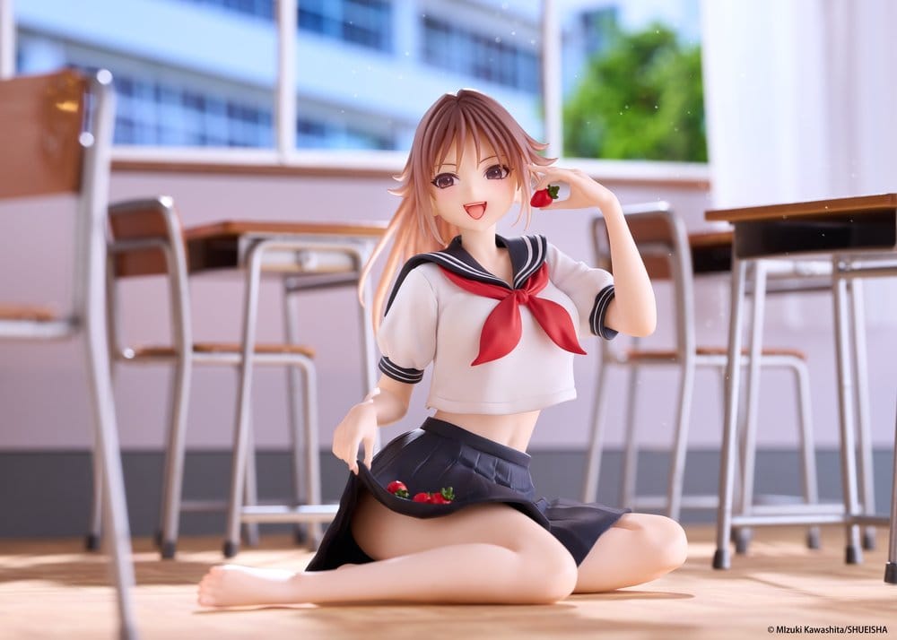 Strawberry 100% Desktop Cute PVC Figure Satsuki Kitaoji (School uniform Ver.) 18 cm