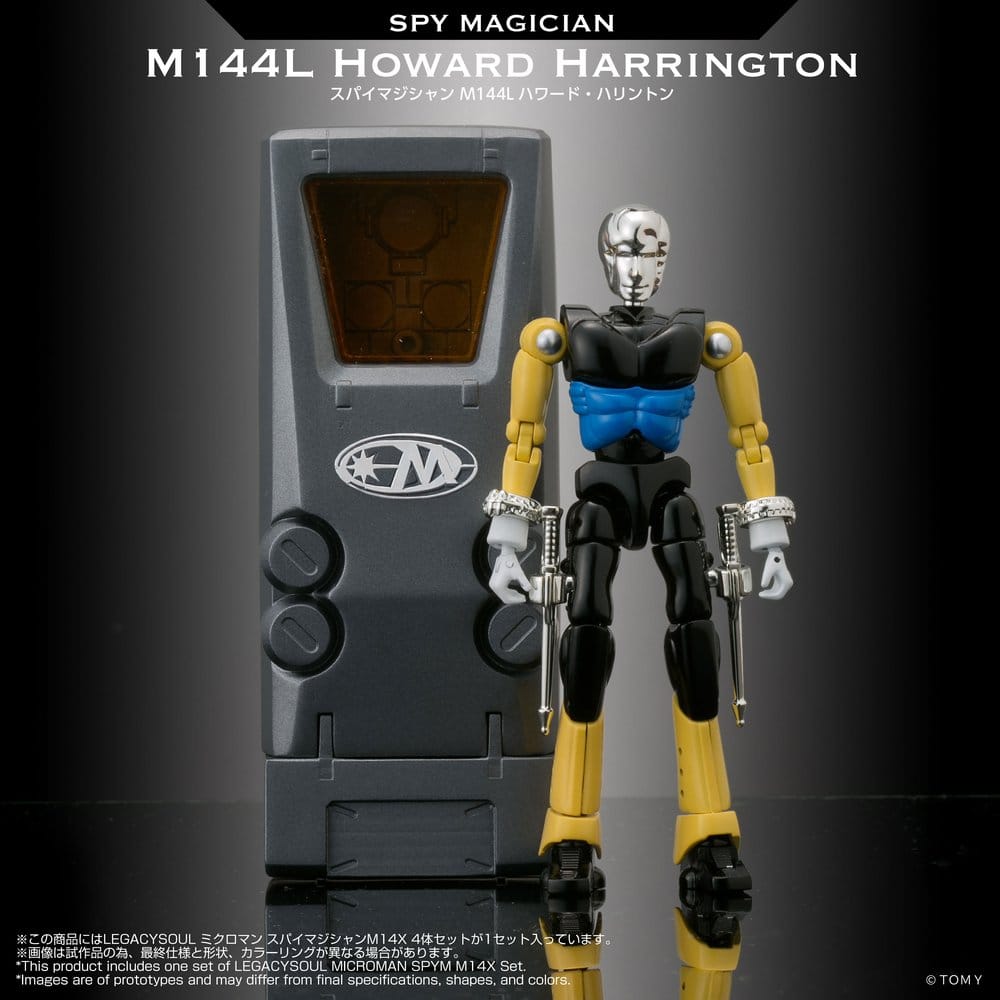 Microman Legacysoul Action Figures 4Pack SPYM M14X Set