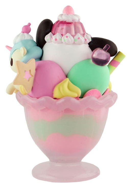 Hello Kitty & Friends Window Box Figure Fast Food Pochacco Pink Unicorn Sundae 9 cm