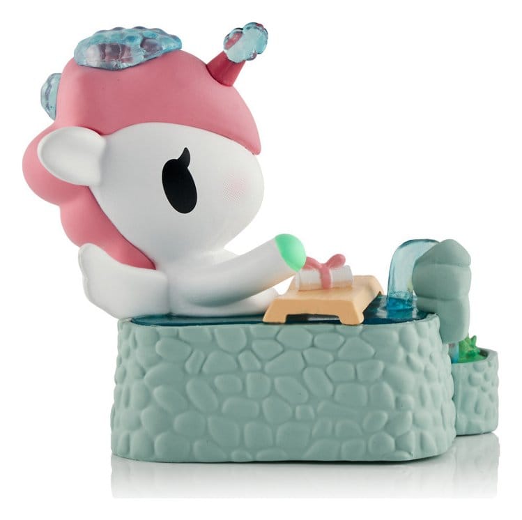 Unicorno Window Box Figure Spa Day Hot Springs Oasis 7 cm