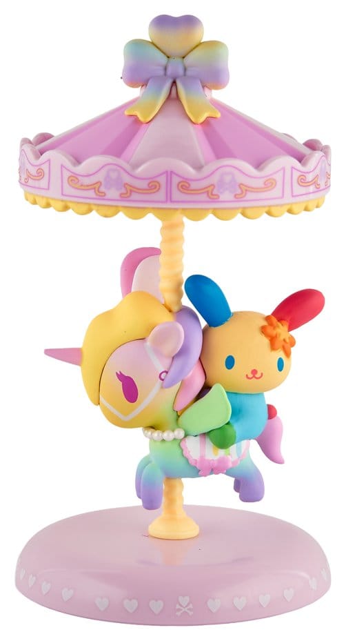 tokidoki x HKF Window Box Figure U*SA*HA*NA & Can Can Sweet Pink Carousel Special Edition 8 cm