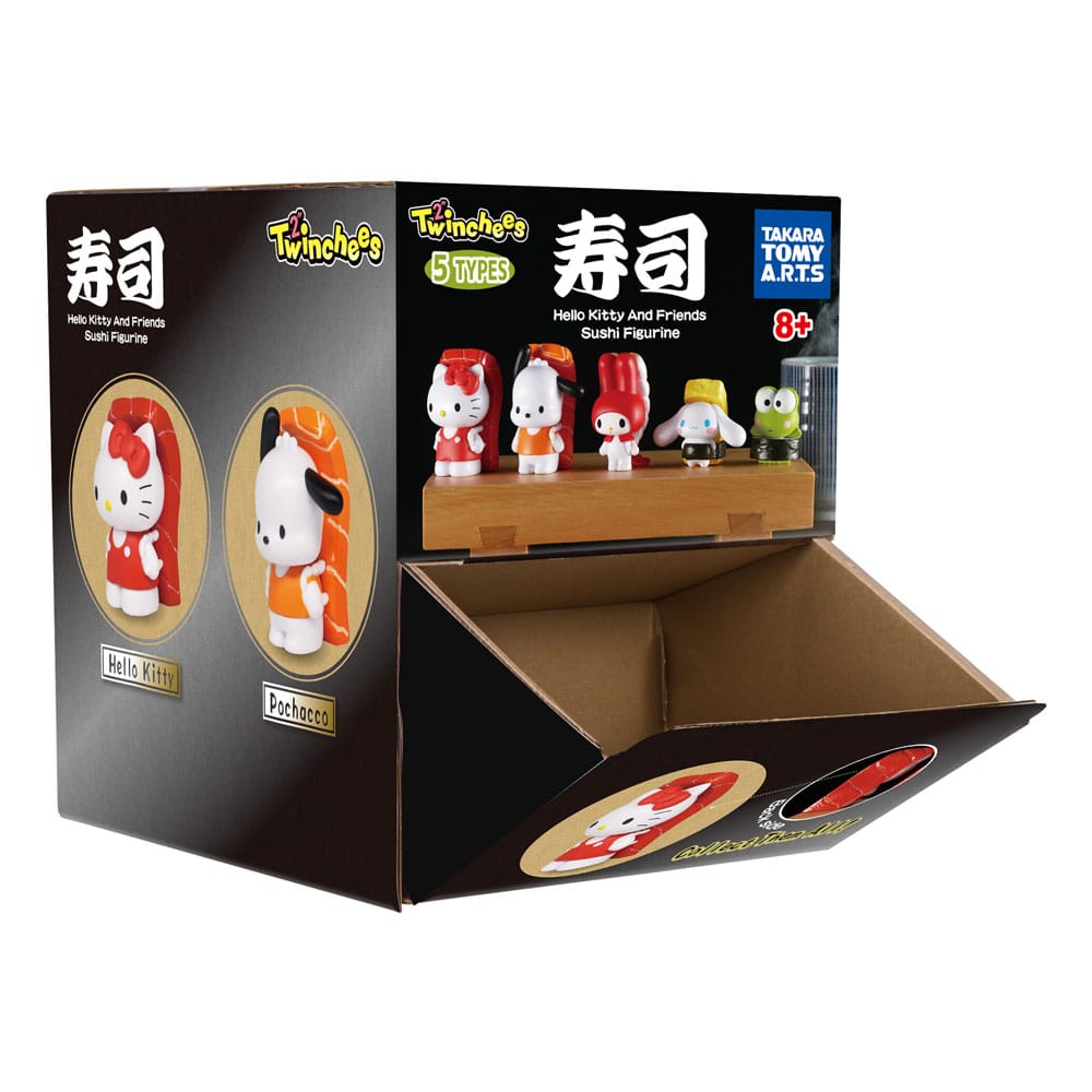 Sanrio Twinchees Mini Figures Hello Kitty & Friends Sushi Kawai 5 cm Display (24)