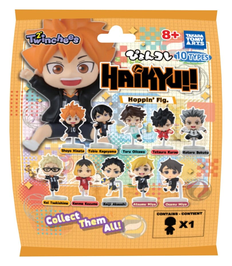 Haikyu!! Twinchees Mini Figures Hoppin' 5 cm Blind Pack Display (24)