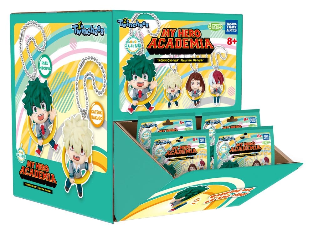My Hero Academia Konnichi-wa Danglers Keychains 3 cm Mystery Capsule Display (12)
