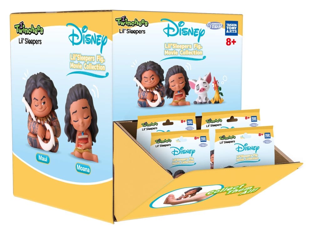 Moana Twinchees Mini Figures Lil' Sleepers 5 cm Blind Pack Display (24)