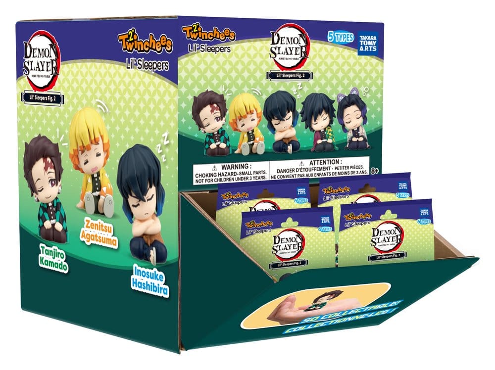 Demon Slayer: Kimetsu no Yaiba Twinchees Mini Figures Lil' Sleepers Wave 3 5 cm Blind Pack Display (24)