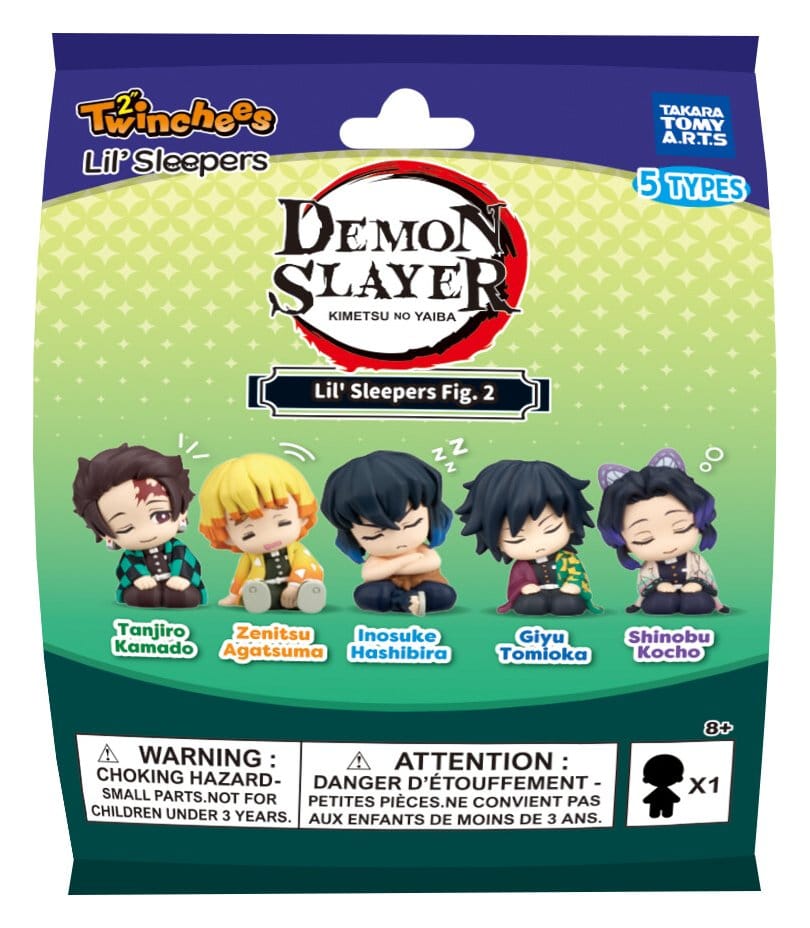 Demon Slayer: Kimetsu no Yaiba Twinchees Mini Figures Lil' Sleepers Wave 3 5 cm Blind Pack Display (24)
