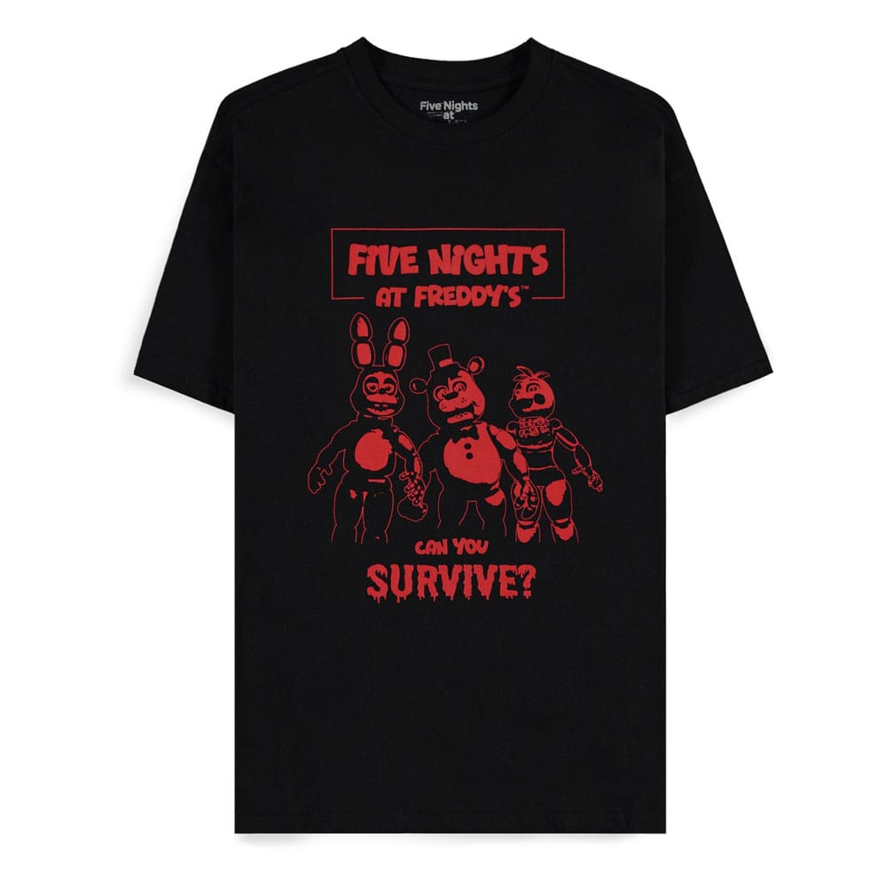 Five Nights at Freddy's T-Shirt Can You Survive  Size M