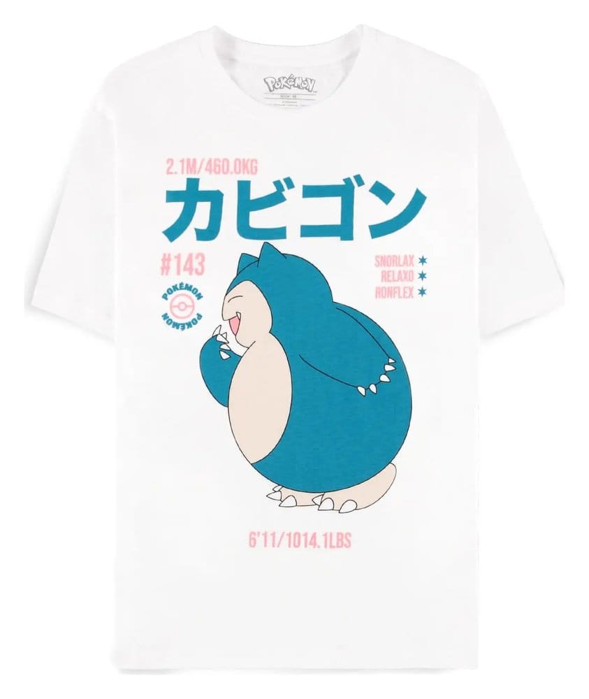 Pokémon T-Shirt Snorlax Size L