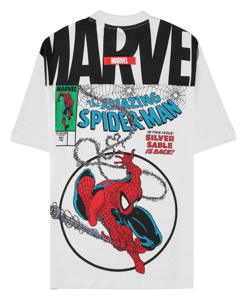 Marvel T-Shirt Spider Man Split Comic  Size XL