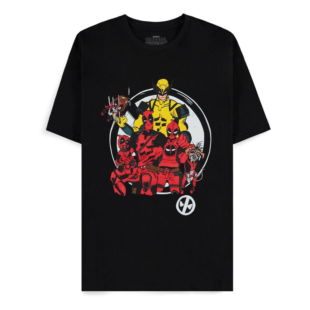 Deadpool T-Shirt Family Portrait Size L