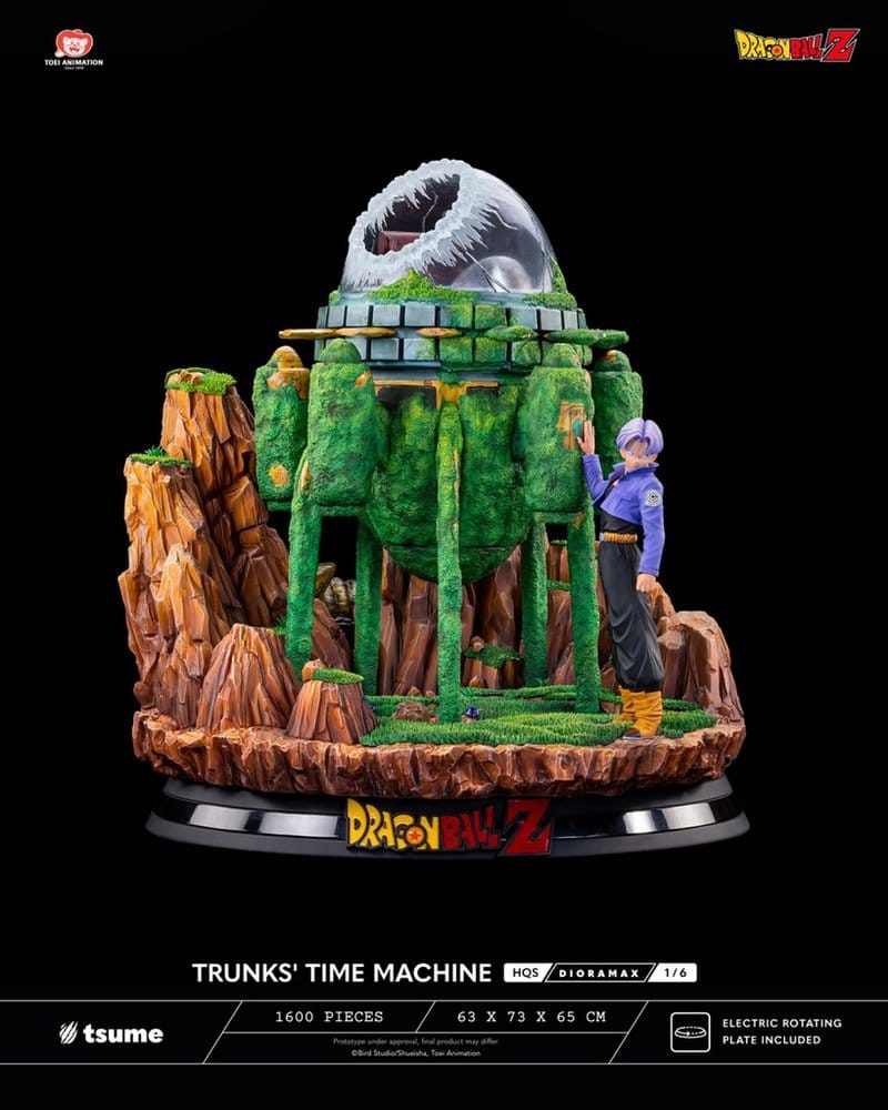 Dragon Ball Z HQS Dioramax Figure 1/6 Trunks' Time Machine