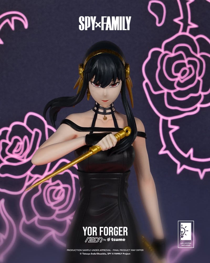 Spy x Family Neon Figure 1/9 Yor Forger 20 cm