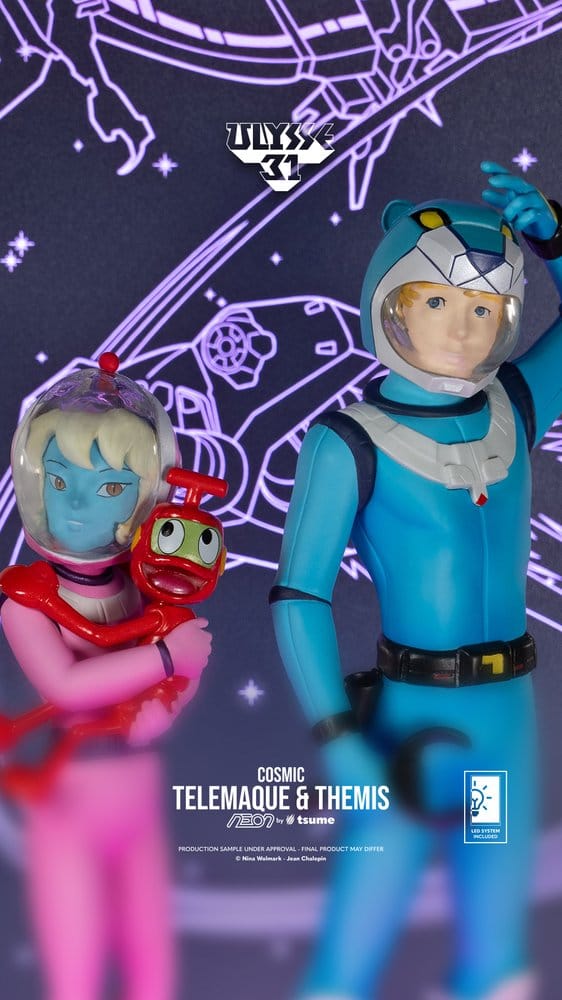 Ulysses 31 Neon Figure 1/9 Telemachus & Themis Cosmic Version 20 cm