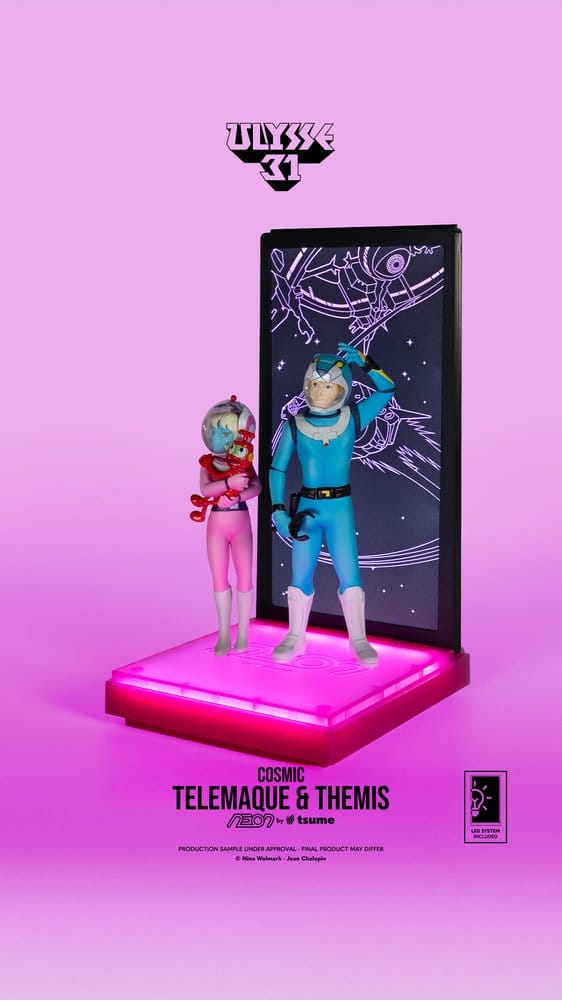 Ulysses 31 Neon Figure 1/9 Telemachus & Themis Cosmic Version 20 cm