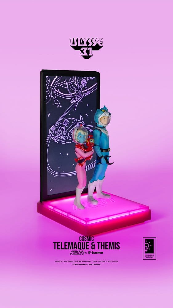 Ulysses 31 Neon Figure 1/9 Telemachus & Themis Cosmic Version 20 cm