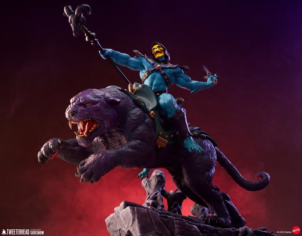 Masters of the Universe 1/4 Scale Figure Skeletor & Panthor 81 cm