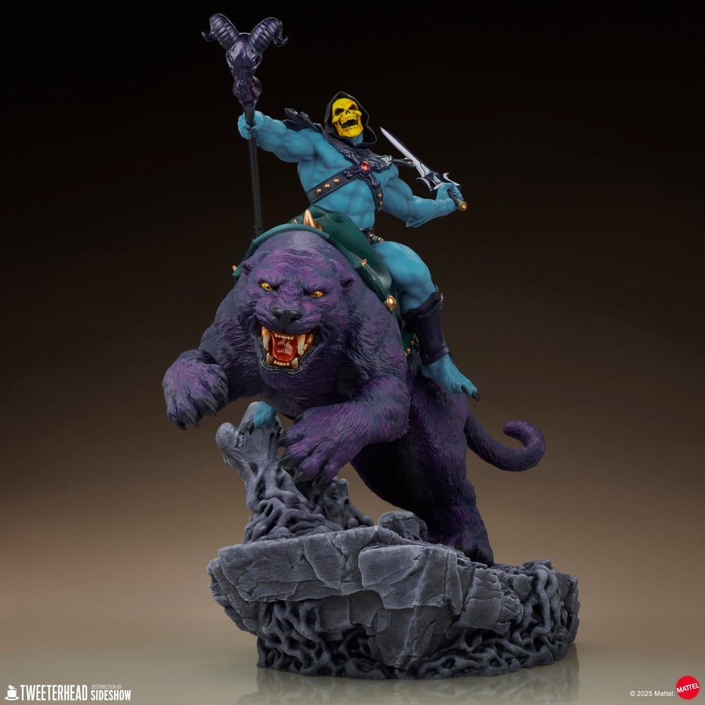 Masters of the Universe 1/4 Scale Figure Skeletor & Panthor 81 cm