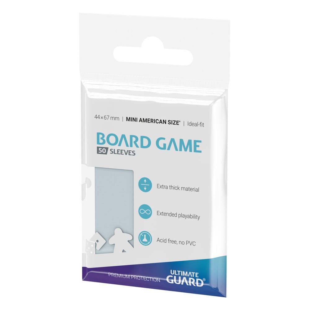Ultimate Guard Premium Soft Sleeves for Board Game Cards Mini American (50)
