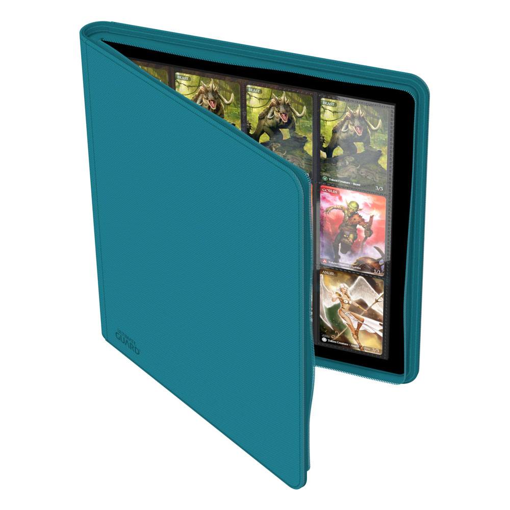 Ultimate Guard Zipfolio 480 - 24-Pocket XenoSkin (Quadrow) - Petrol Blue