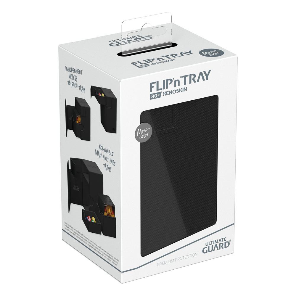 Ultimate Guard Flip`n`Tray 80+ XenoSkin Monocolor Black