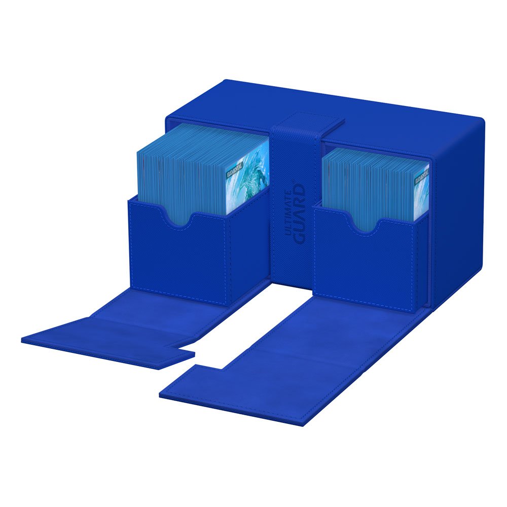Ultimate Guard Twin Flip`n`Tray 200+ XenoSkin Monocolor Blue