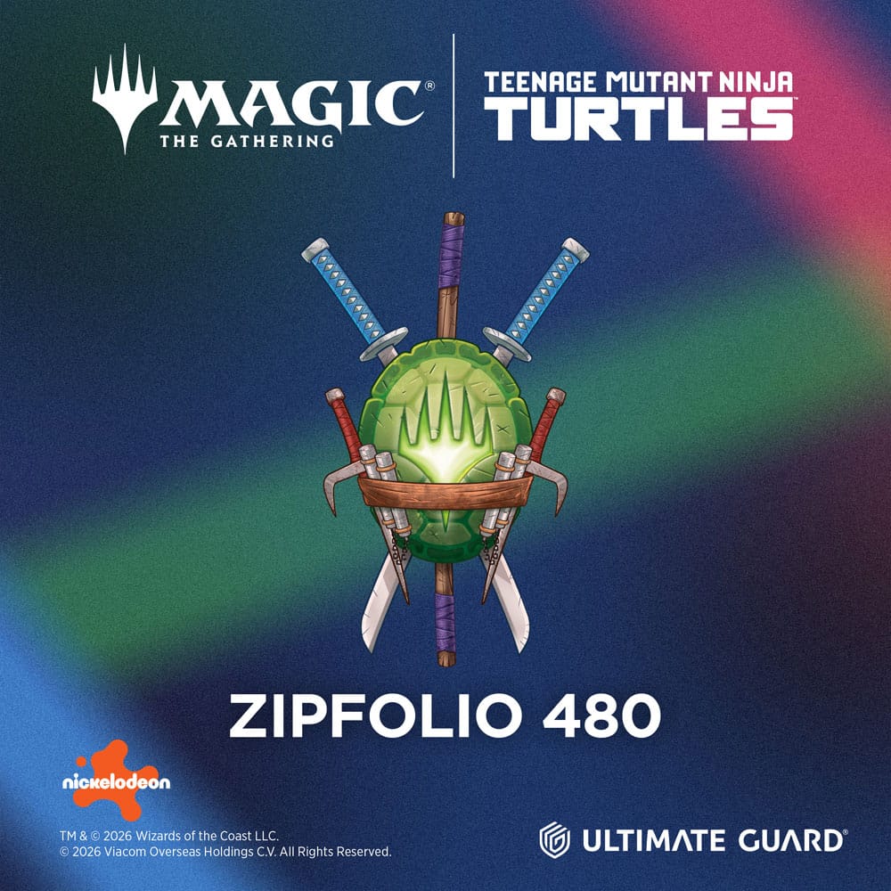 Ultimate Guard Zipfolio 480 Xenoskin Magic: The Gathering | Teenage Mutant Ninja Turtles - Pizza Box