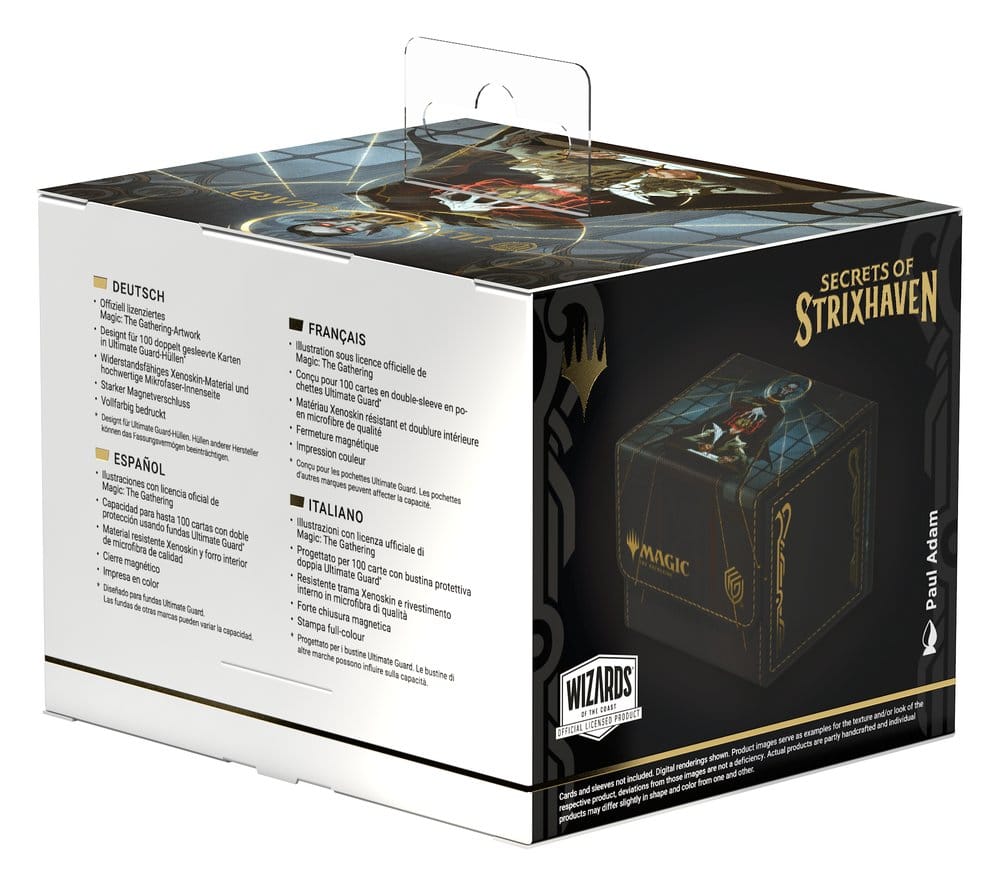 Ultimate Guard Sidewinder 100+ Xenoskin Magic: The Gathering "Secrets of Strixhaven" - Black Mythic (Alternate Art)