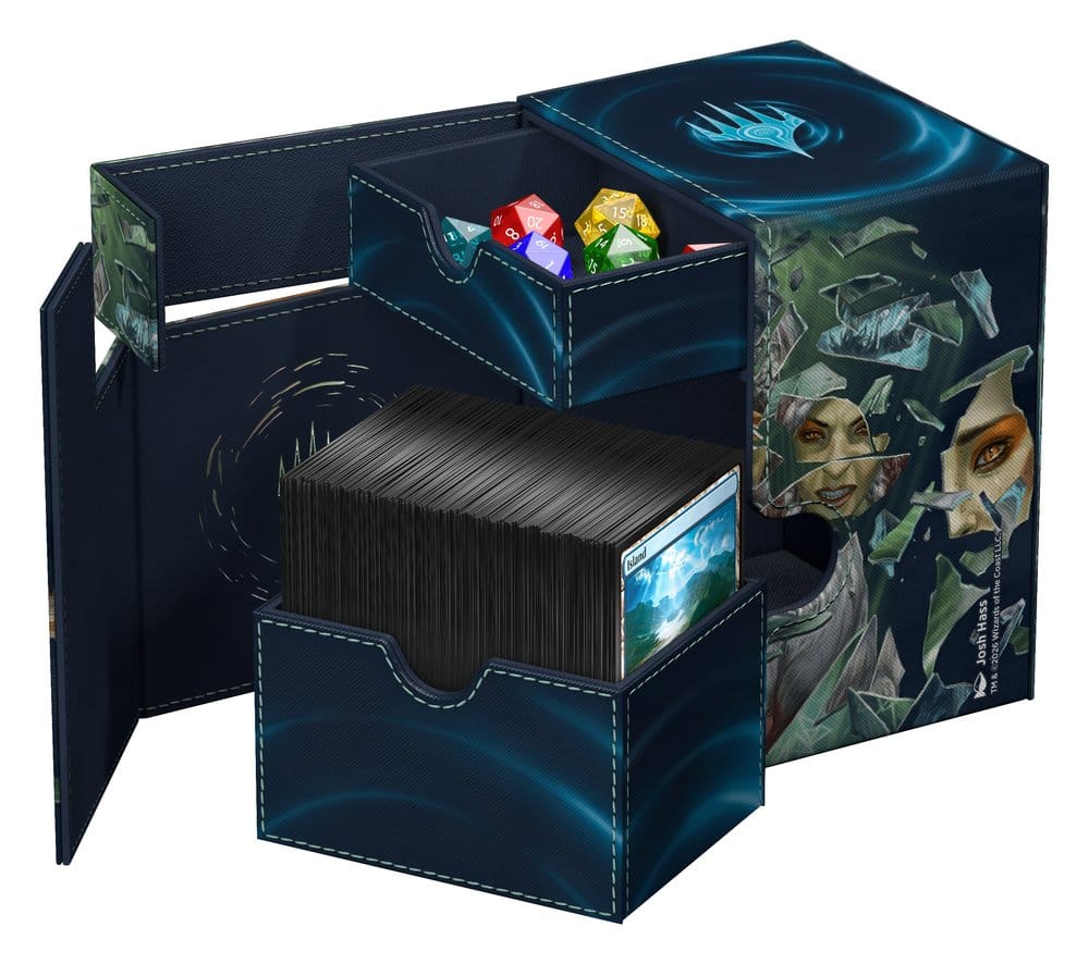 Ultimate Guard Flip'n'Tray 133+ Xenoskin Magic: The Gathering "Reality Fracture" - Blue Uncommon / Green Uncommon