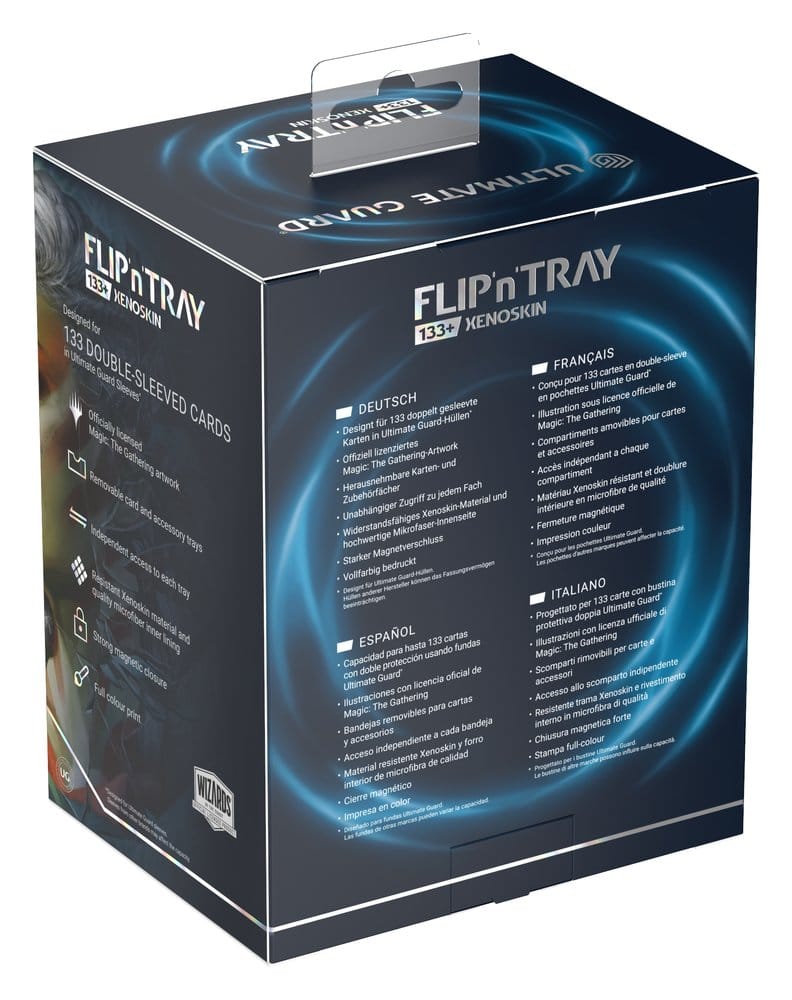 Ultimate Guard Flip'n'Tray 133+ Xenoskin Magic: The Gathering "Reality Fracture" - Blue Uncommon / Green Uncommon