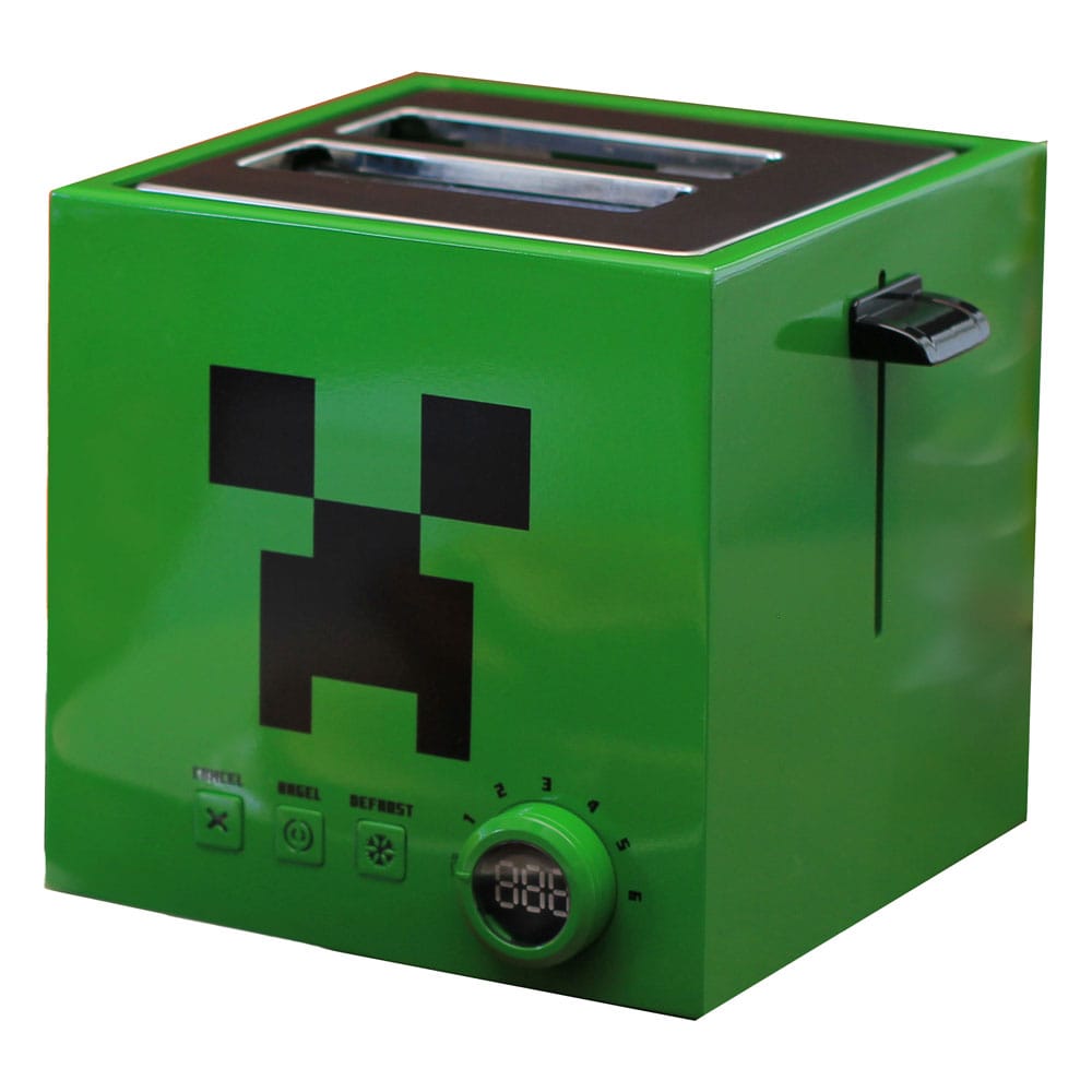 Minecraft Toaster Green Creeper Cube