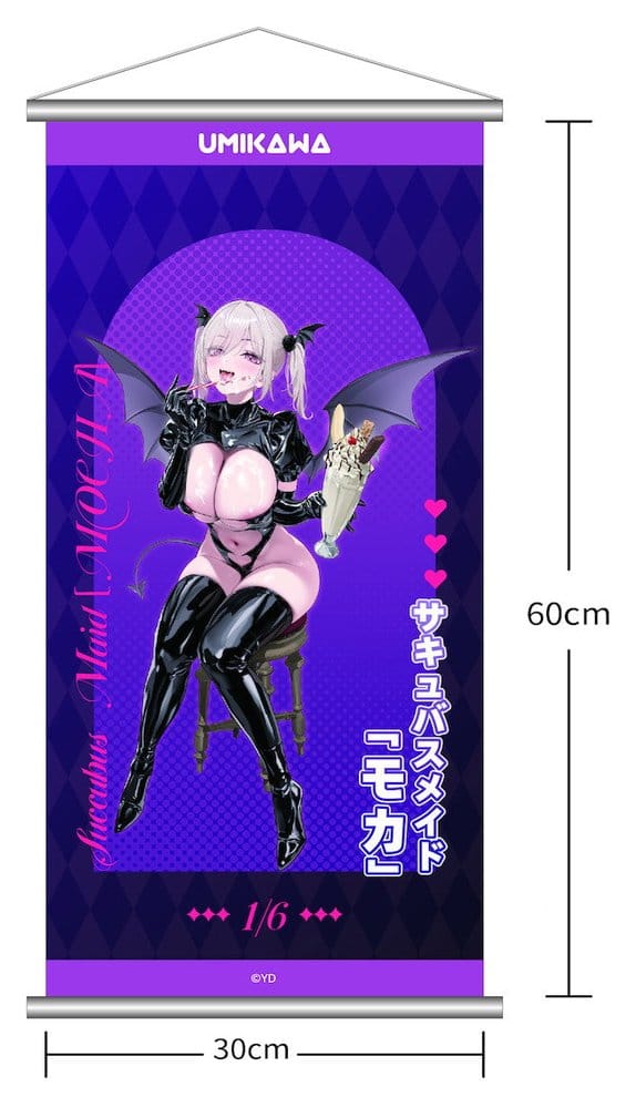 Original Character PVC Figure 1/6 Succubus Maid Moka Deluxe Edition 22 cm