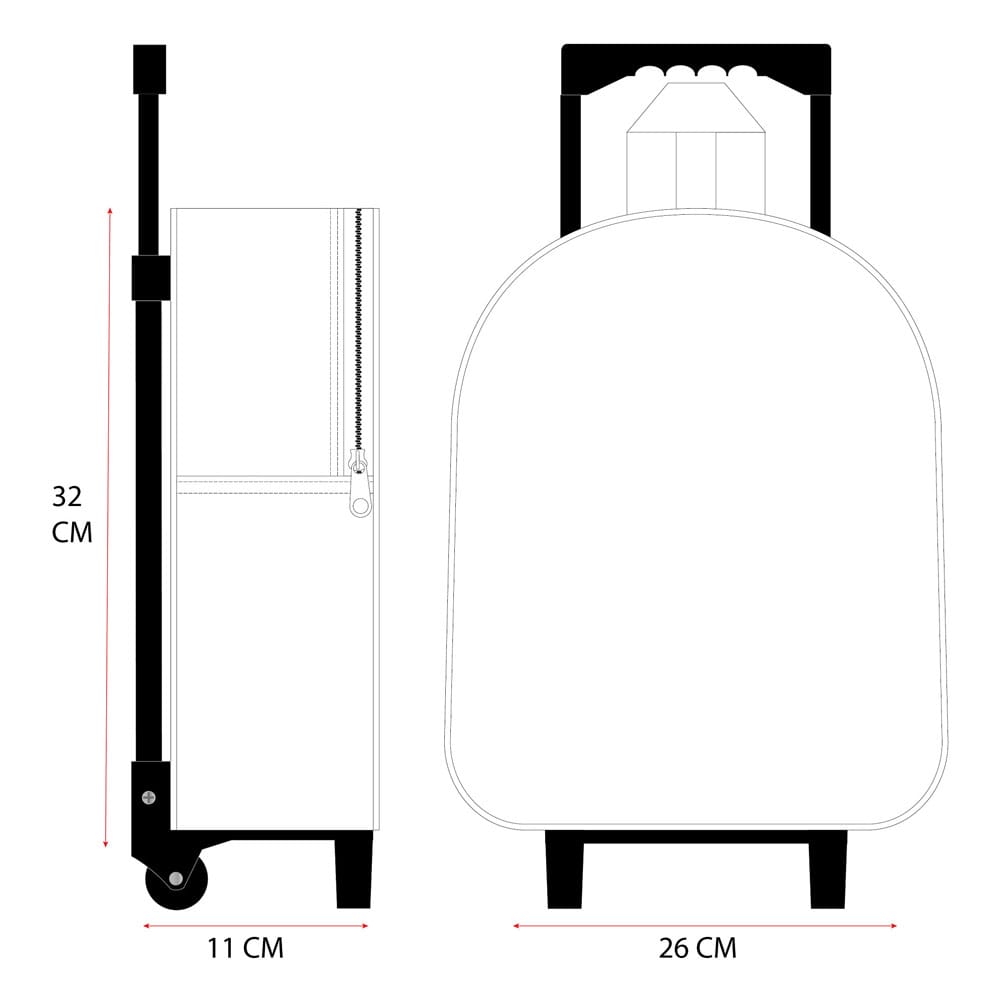 Marvel Trolley Backpack 3D Avengers Great Escapes 32 cm