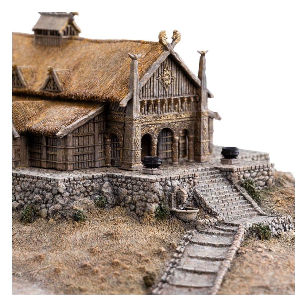 Lord of the Rings Statue The Golden Hall of Edoras 9 cm