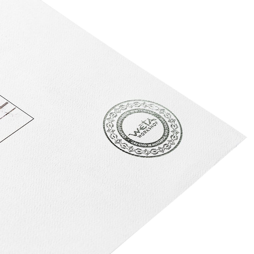 Lord of the Rings Blueprint Art Print The Courtyard of Minas Tirith 59 x 42 cm