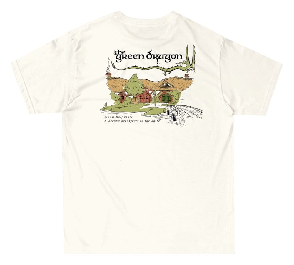 The Lord of the Rings T-Shirt Green Dragon Inn / Cream M