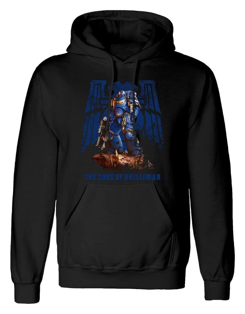 Warhammer Hoodie Space Marines Black Size M