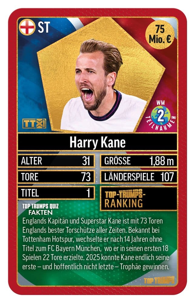 World Football Stars Card Game 200 Pack 1 *German Version*