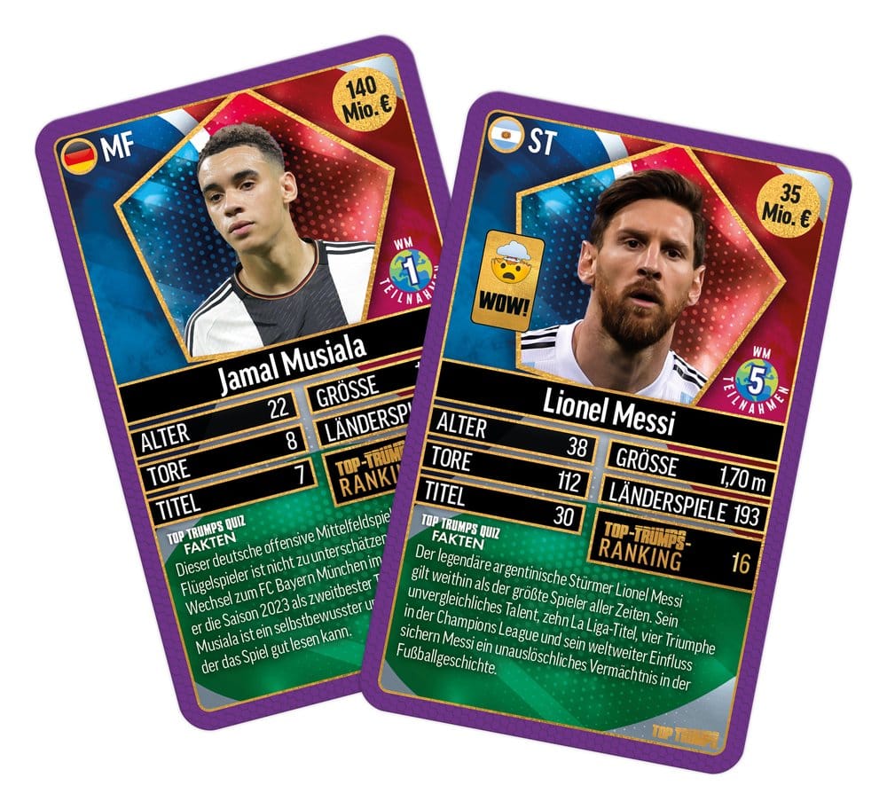 World Football Stars Card Game 200 Pack 4 *German Version*