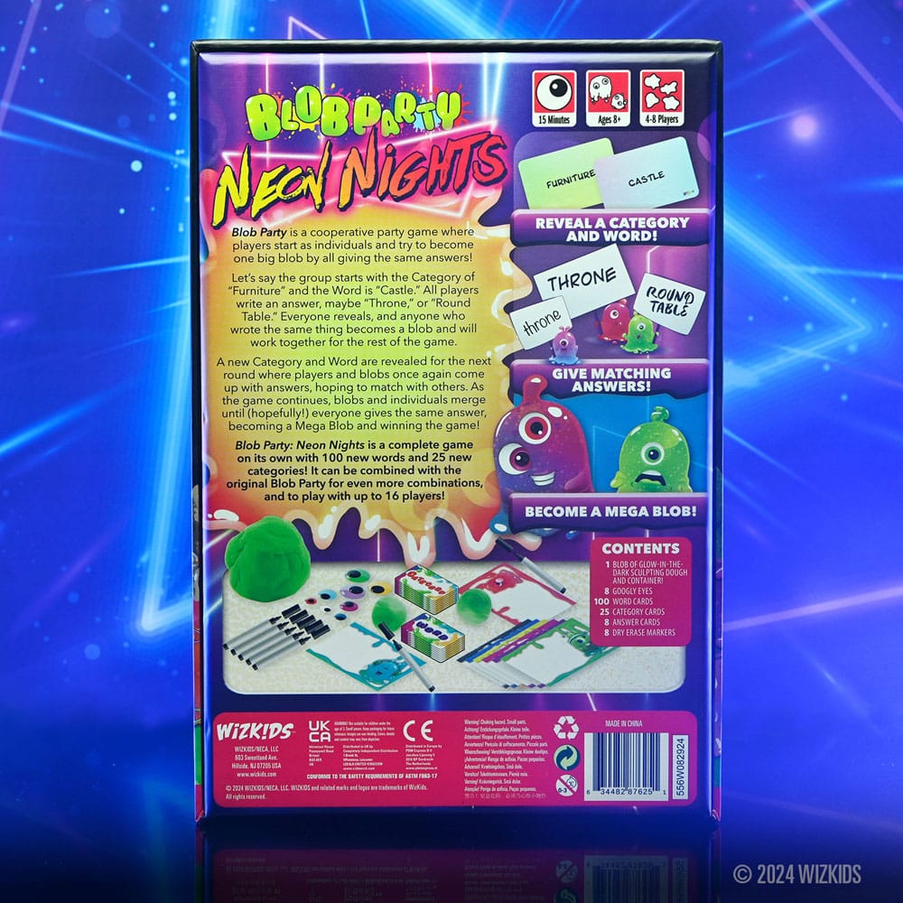 Blob Party Strategy Game Neon Nights *English Version*