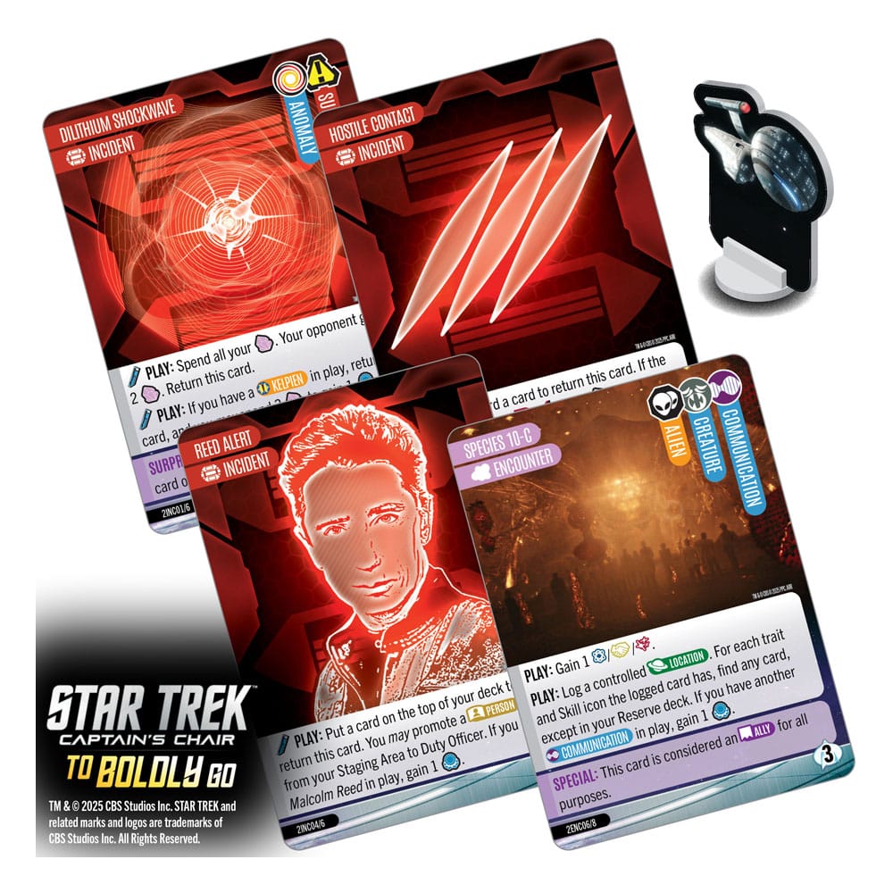 Star Trek: Captain's Chair Card Game To Boldly Go *English Version*