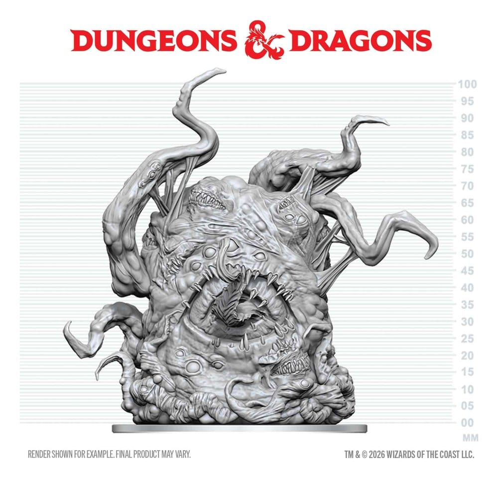 Dungeons & Dragons Nolzur's Marvelous Miniatures Unpainted Miniature Shoggoth 20 cm