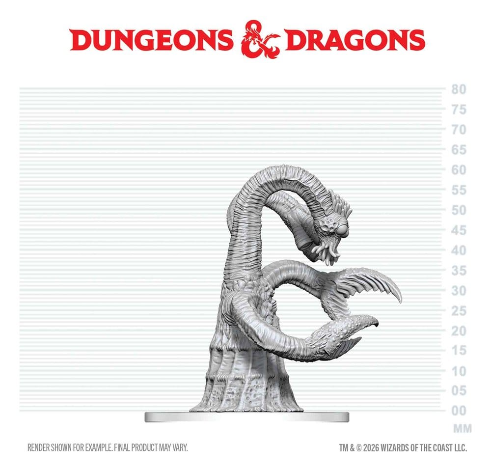 Dungeons & Dragons Nolzur's Marvelous Miniatures Unpainted Miniature Yithian 14 cm