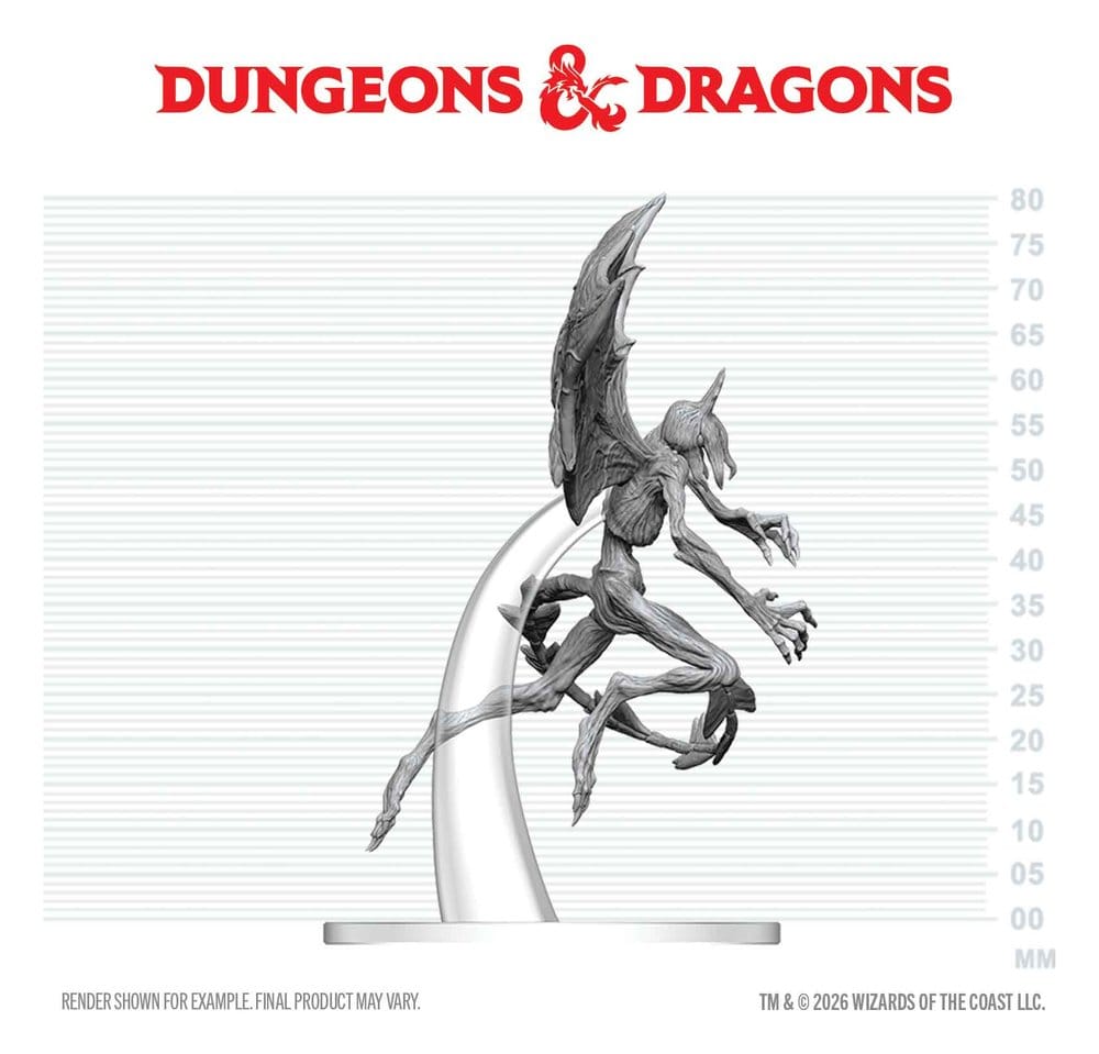 Dungeons & Dragons Nolzur's Marvelous Miniatures Unpainted Miniature Nightgaunt 17 cm