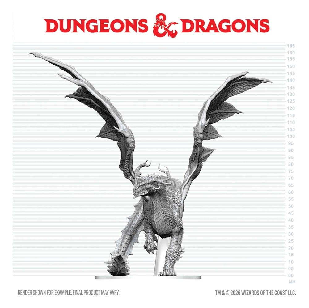 Dungeons & Dragons Nolzur's Marvelous Miniatures Unpainted Miniature Adult Spirit Dragon 24 cm