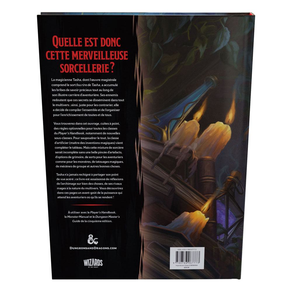 Dungeons &amp; Dragons RPG Le Chaudron des Merveilles de Tasha french
