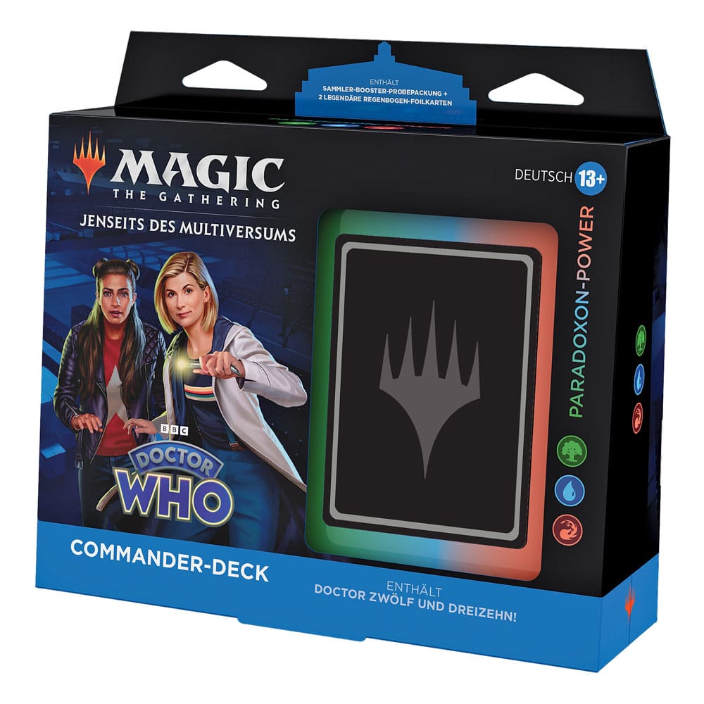 Magic the Gathering Jenseits des Multiversums: Doctor Who Commander Decks Display (4) german