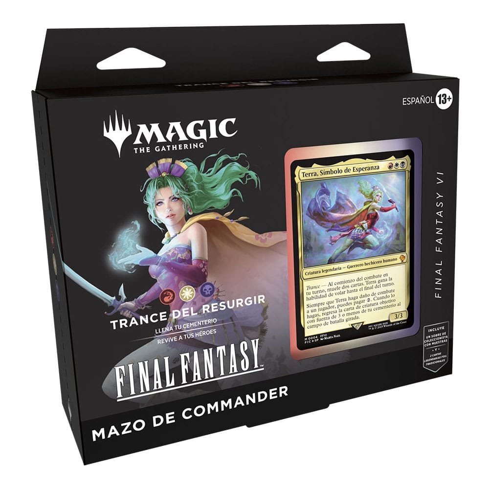 Magic the Gathering Final Fantasy Commander Decks Display (4) Spanish