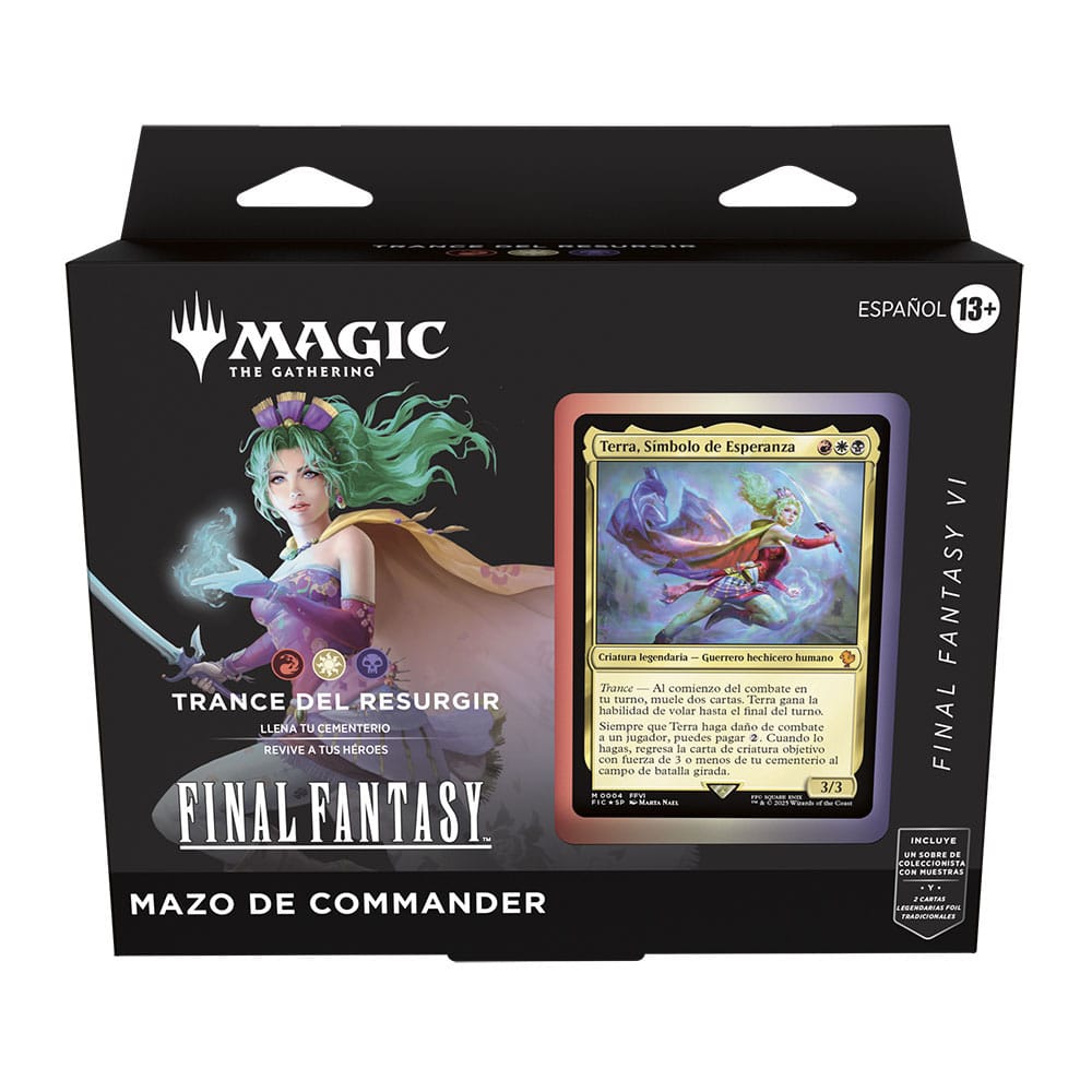 Magic the Gathering Final Fantasy Commander Decks Display (4) Spanish