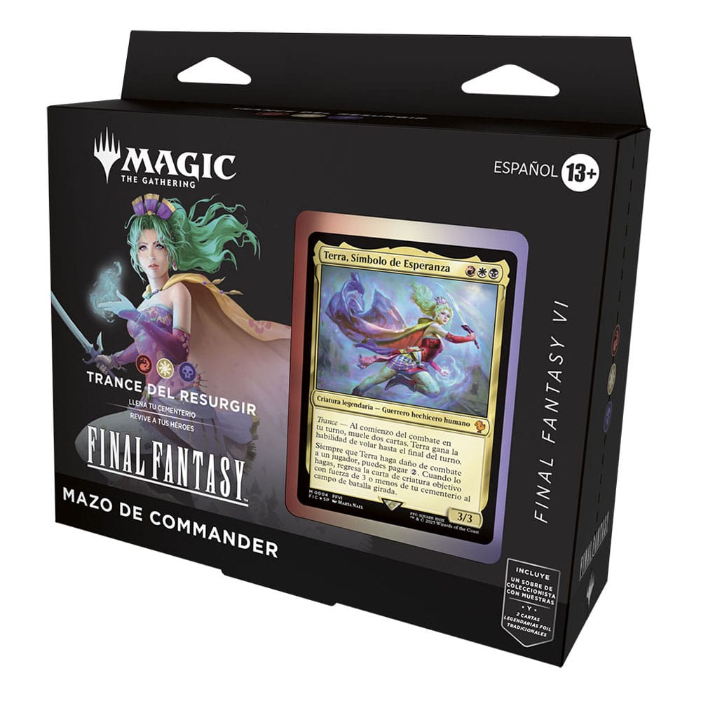 Magic the Gathering Final Fantasy Commander Decks Display (4) Spanish